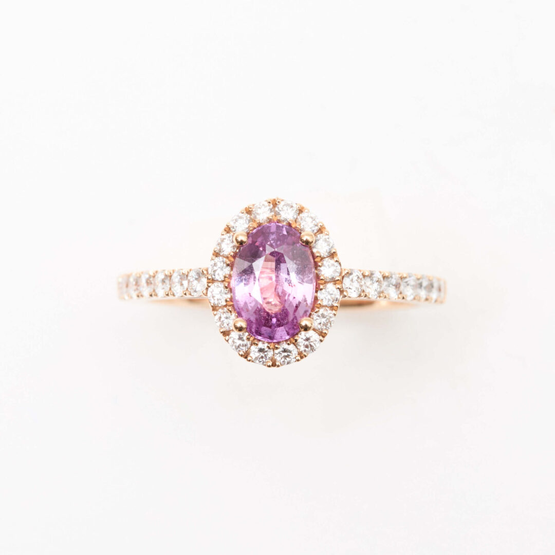 Bague Saphir Rose