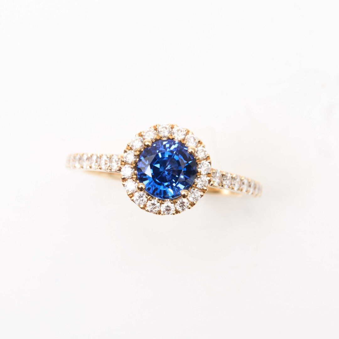 Bague Saphir Bleu