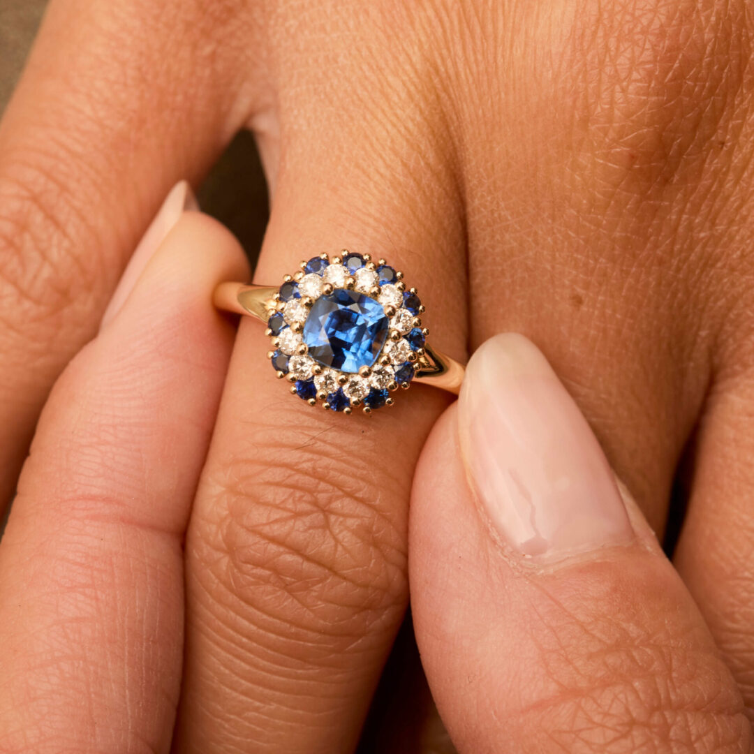 Bague Saphir Bleu