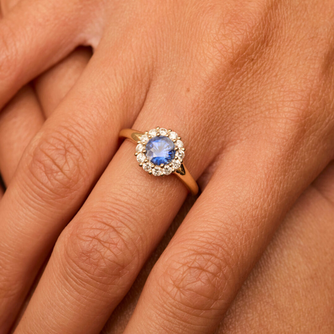 Bague Saphir Bleu