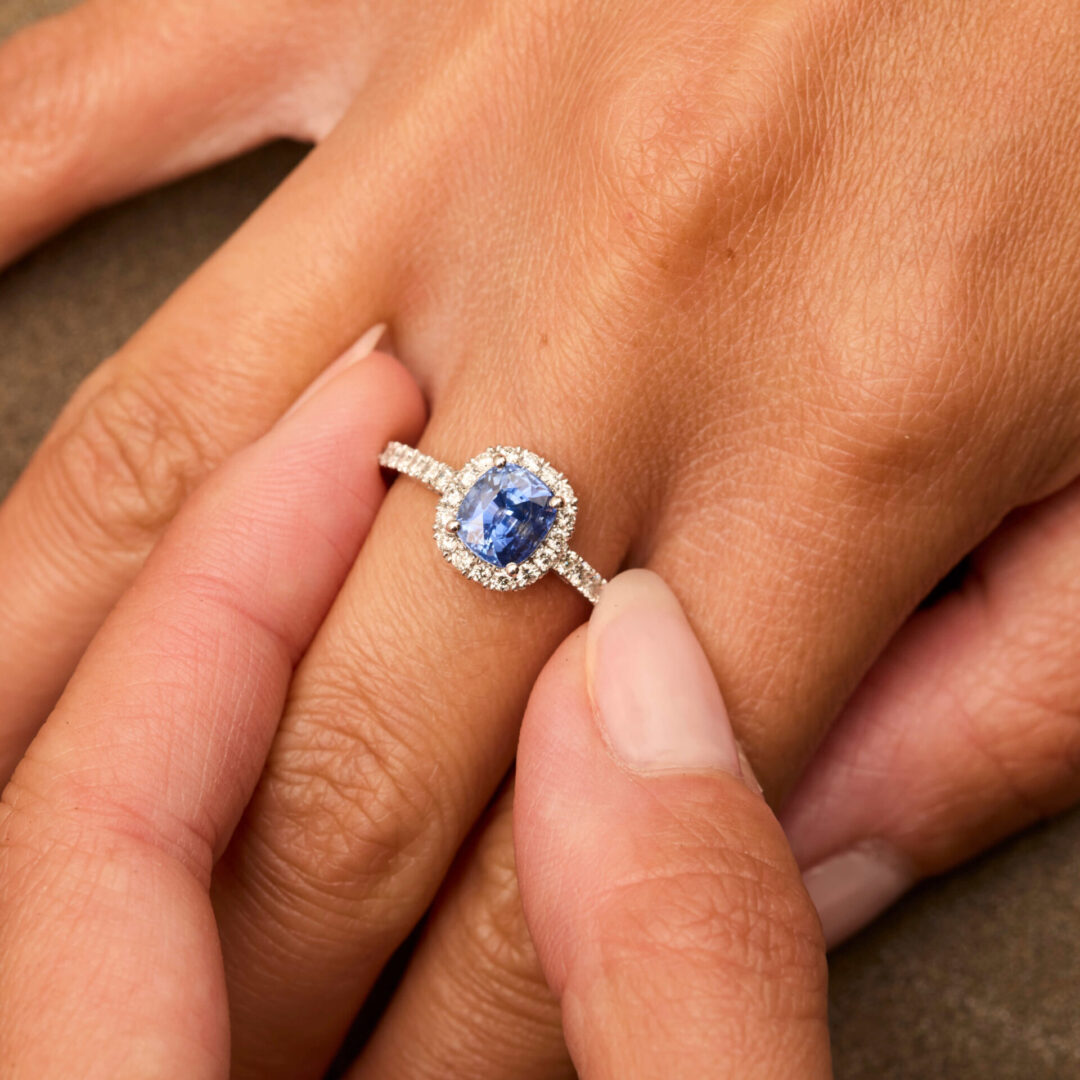 Bague Saphir Bleu