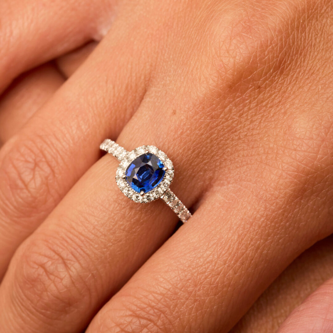 Bague Saphir Bleu