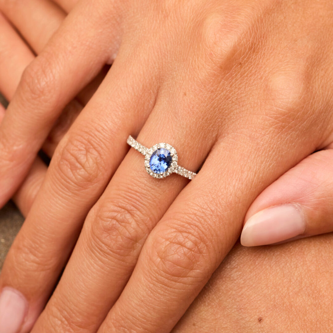 Bague Saphir Bleu