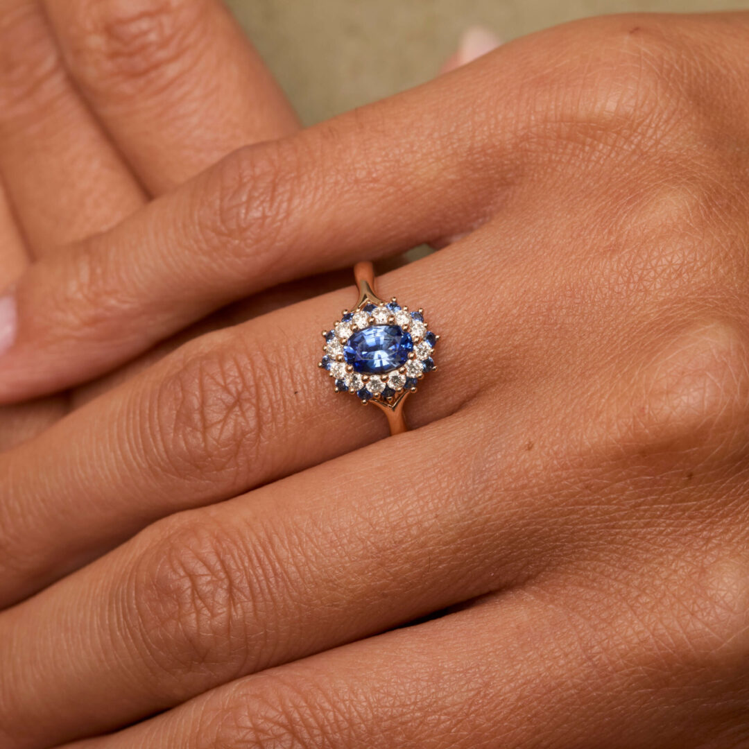 Bague Saphir Bleu