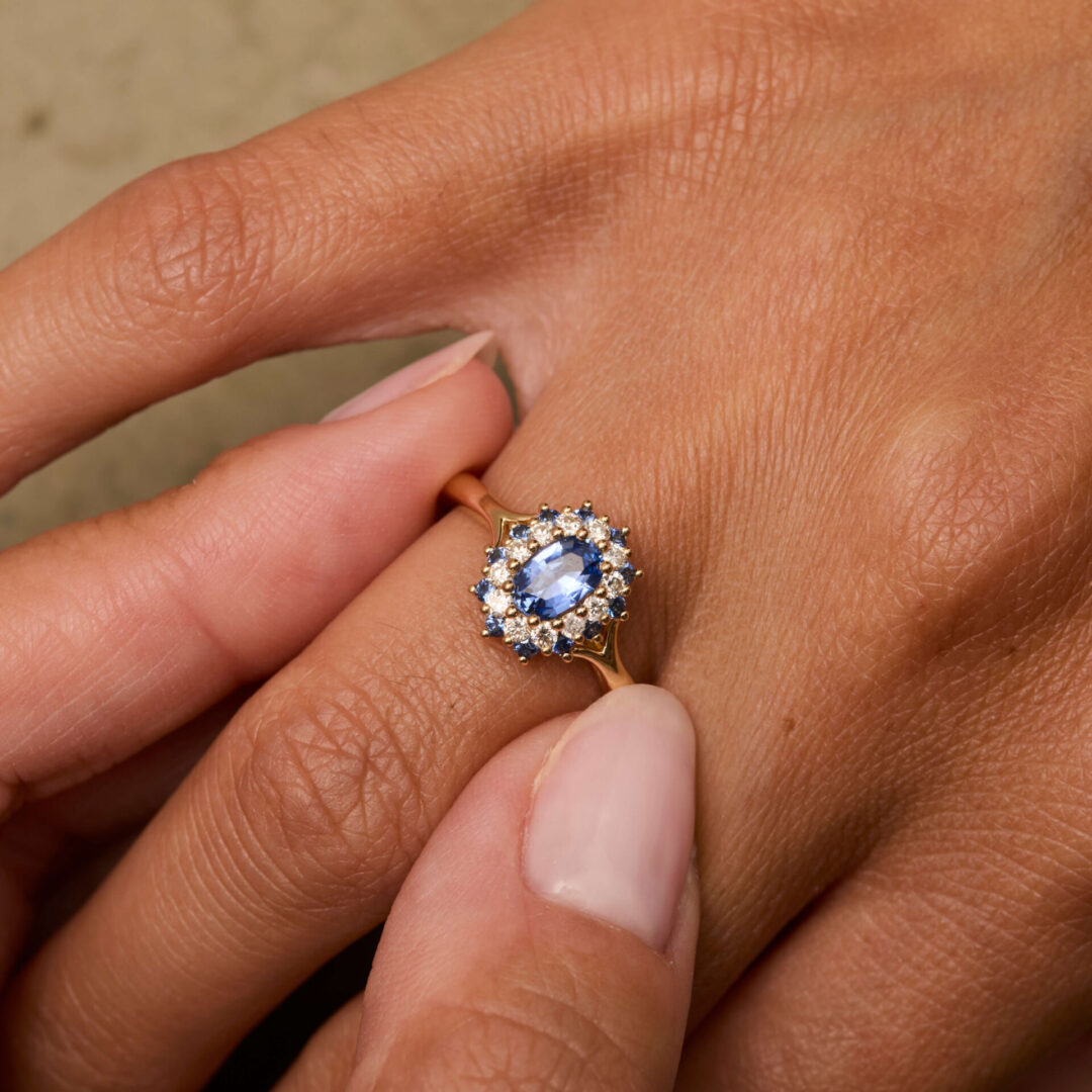 Bague Saphir Bleu