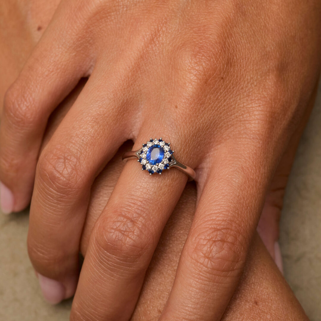 Bague Saphir Bleu