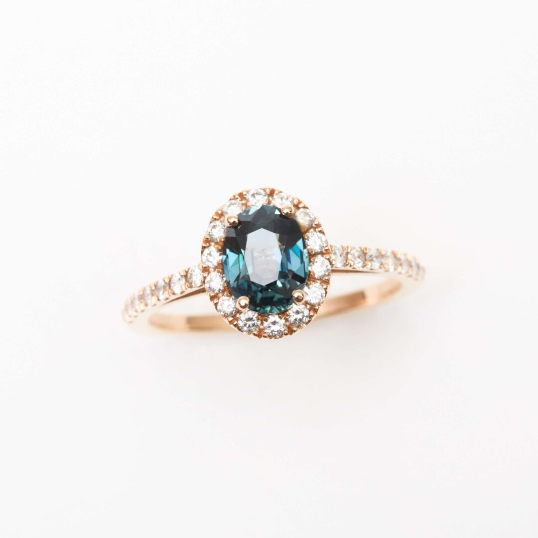 Bague Saphir Teal