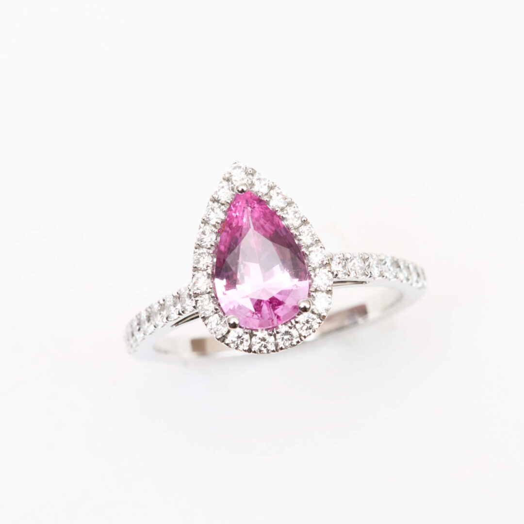 Bague Saphir rose
