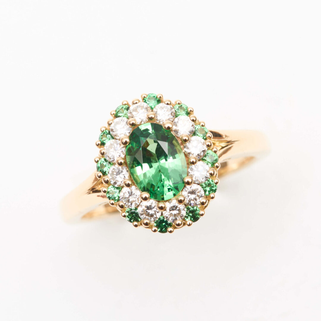 Bague Tsavorite