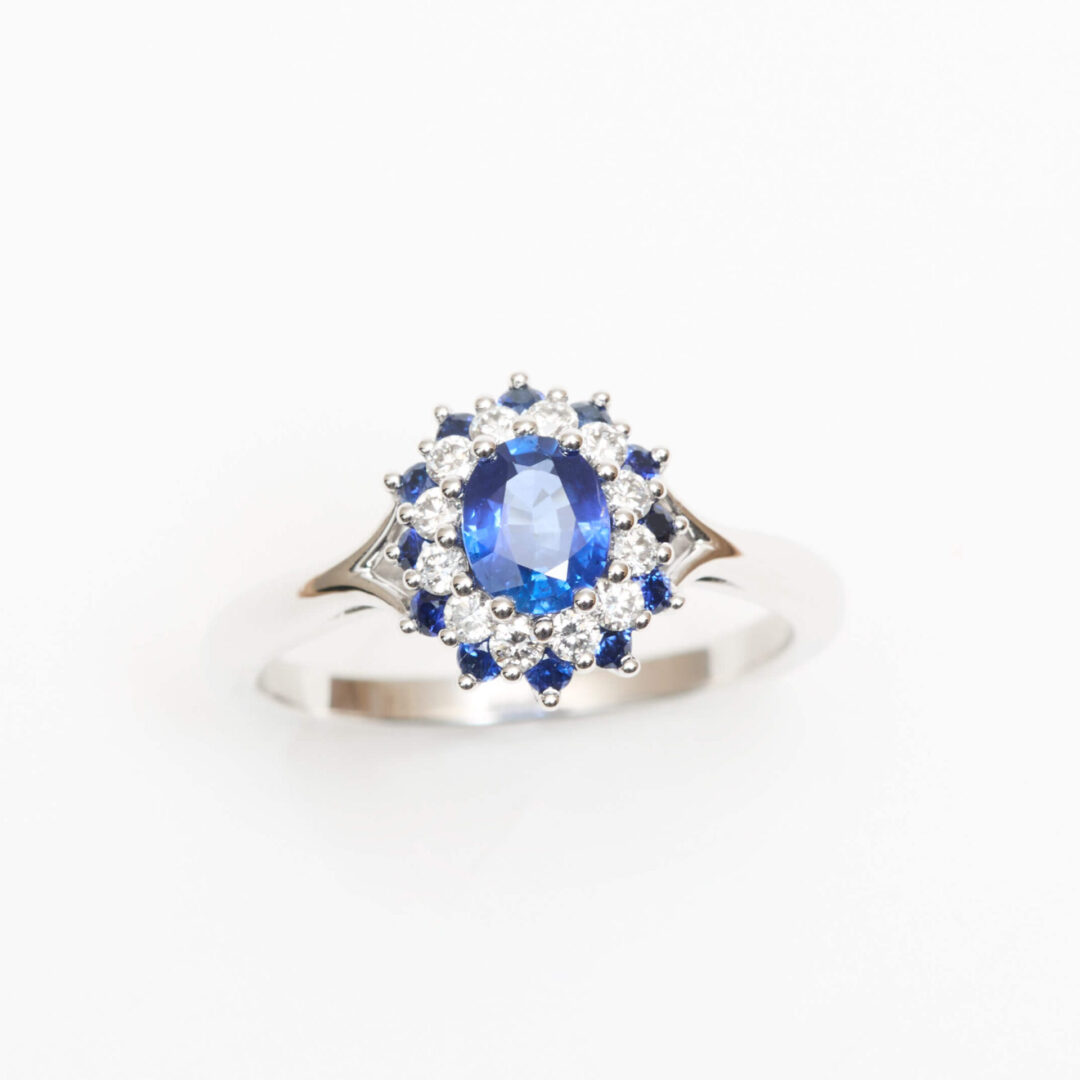 Bague Saphir Bleu