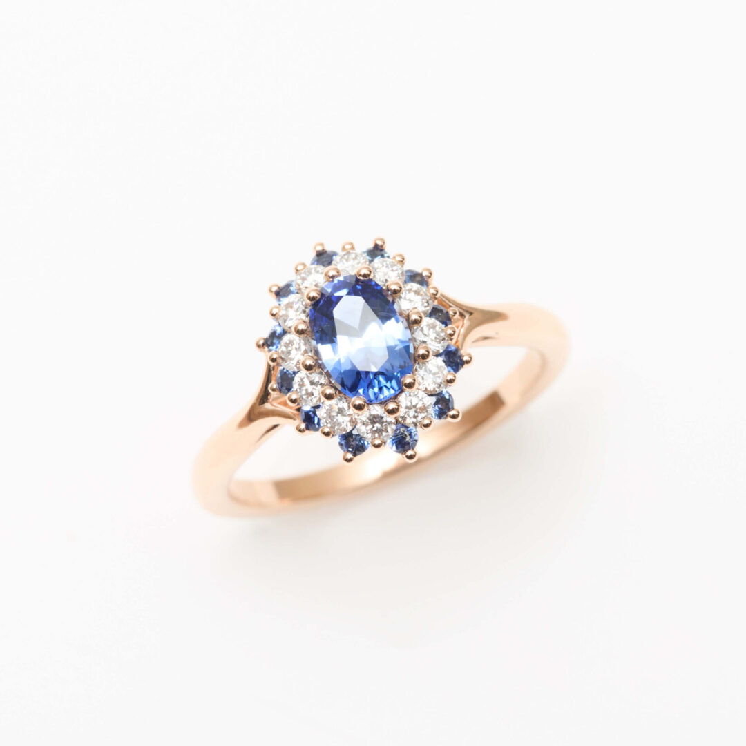 Bague Saphir Bleu