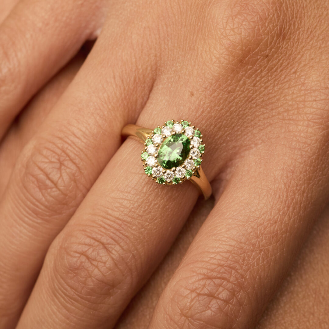 Bague Tsavorite