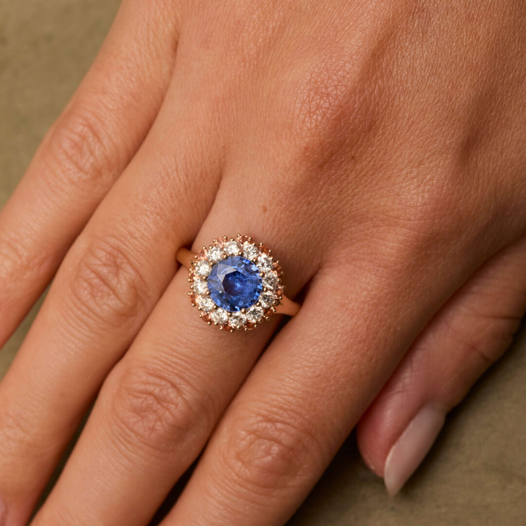 Bague Saphir Bleu