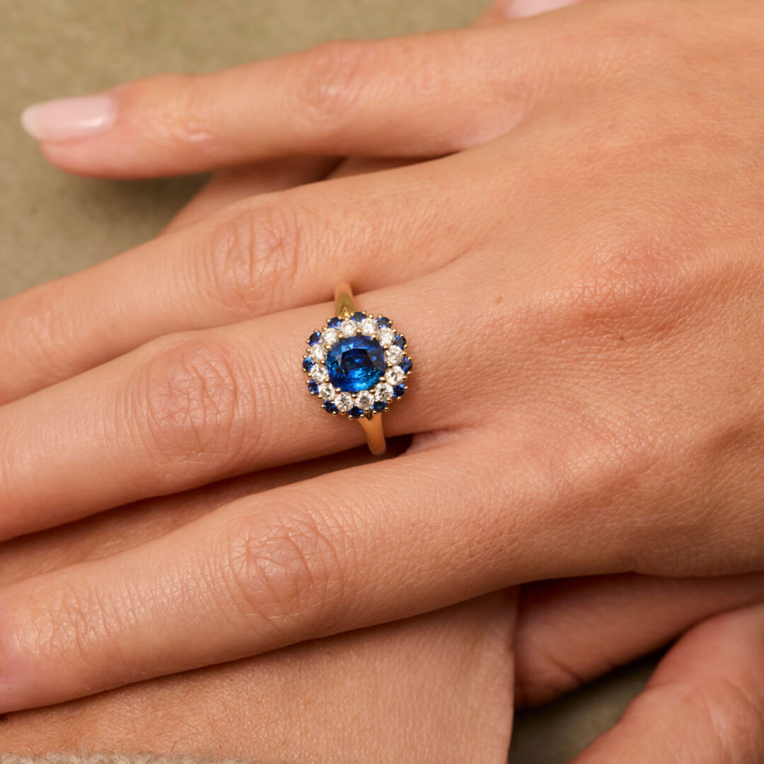 Bague Saphir Bleu