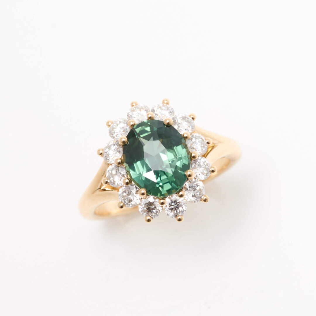 Bague Saphir Teal