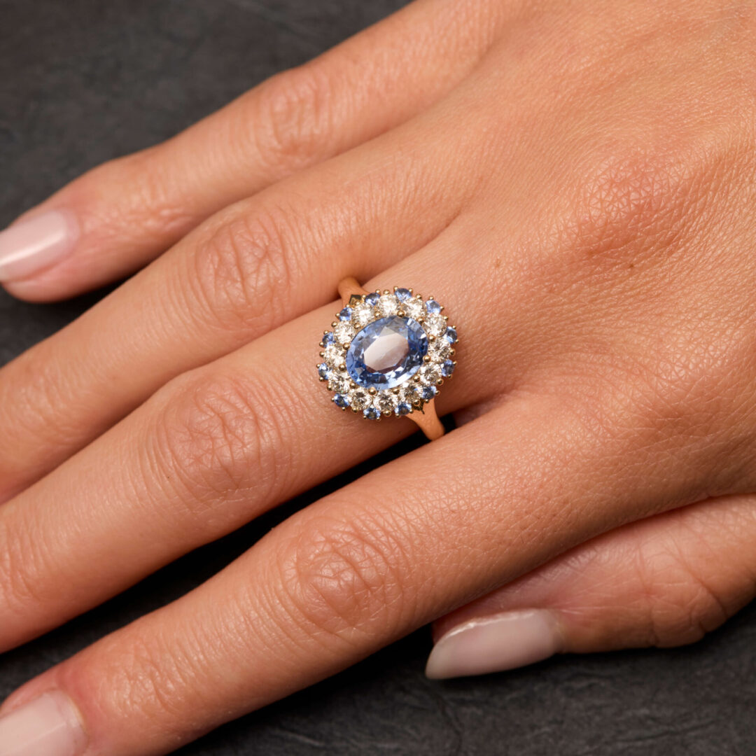 Bague Saphir Bleu