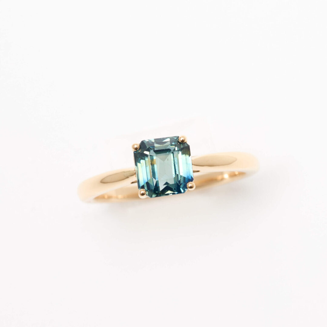 Bague Saphir Teal