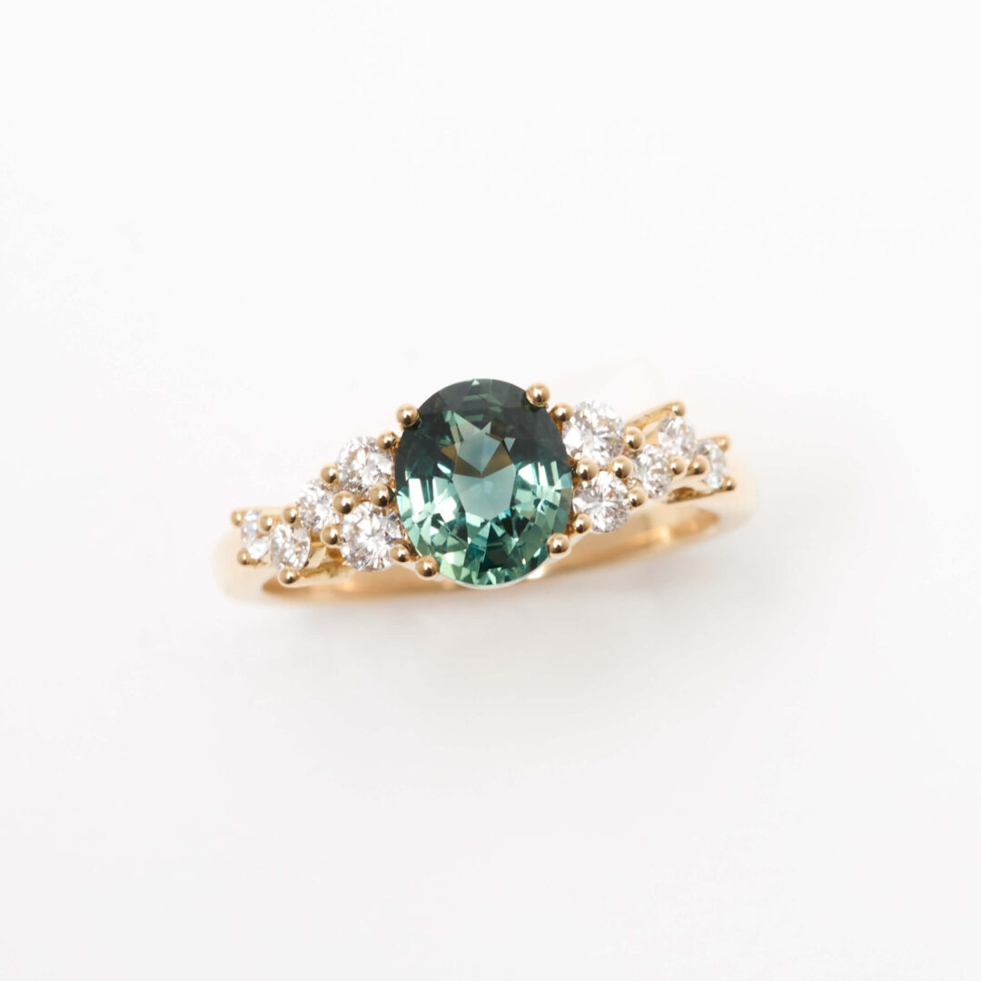 Bague Saphir Teal