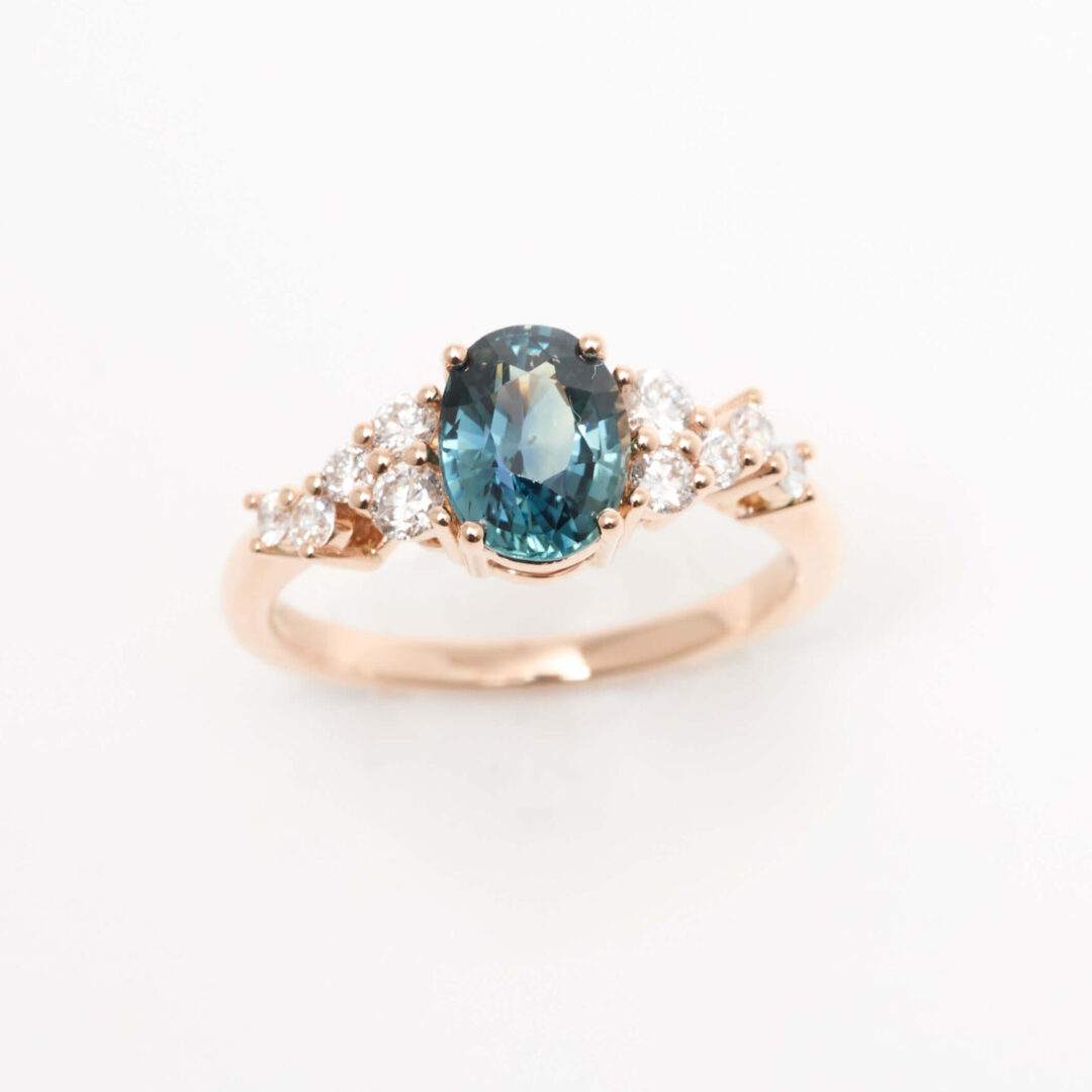 Bague Saphir Teal