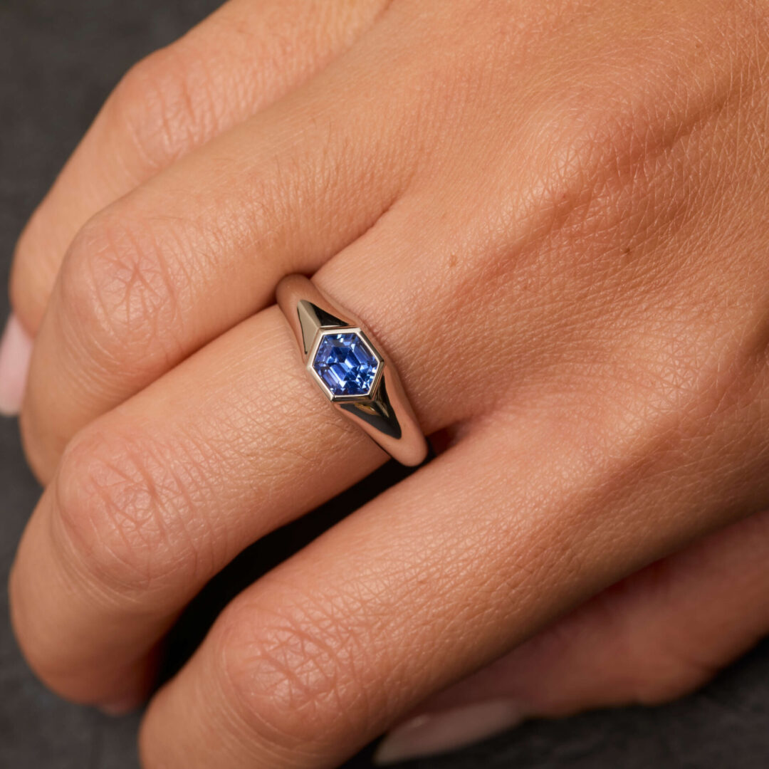 Bague Saphir Bleu