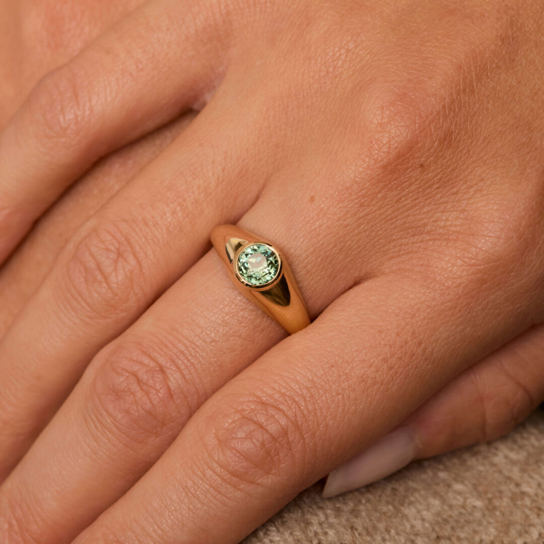 Bague Saphir Teal