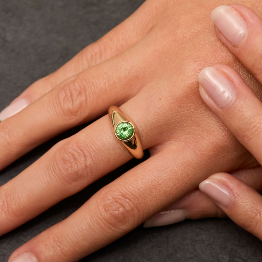 Bague Tsavorite