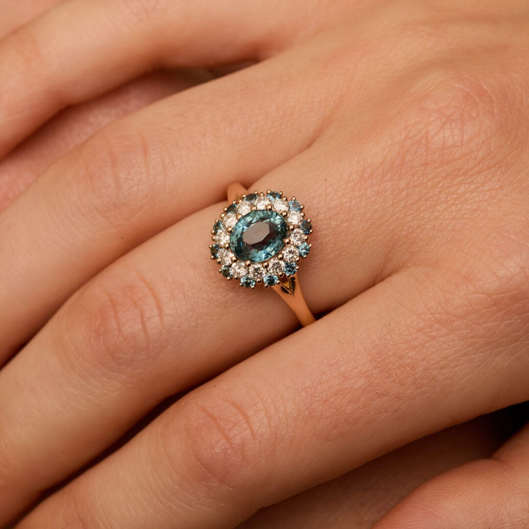 Bague saphir Teal